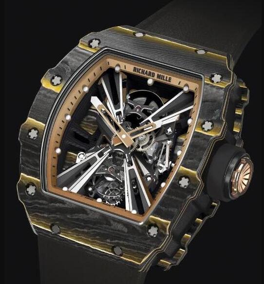 Richard Mille RM 12-01 Carbon Gold Tourbillon Watch Replica